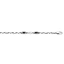 Bracciale Zancan in Argento con spinelli neri – ESB165