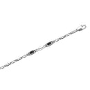 Bracciale Zancan in Argento con spinelli neri – ESB165
