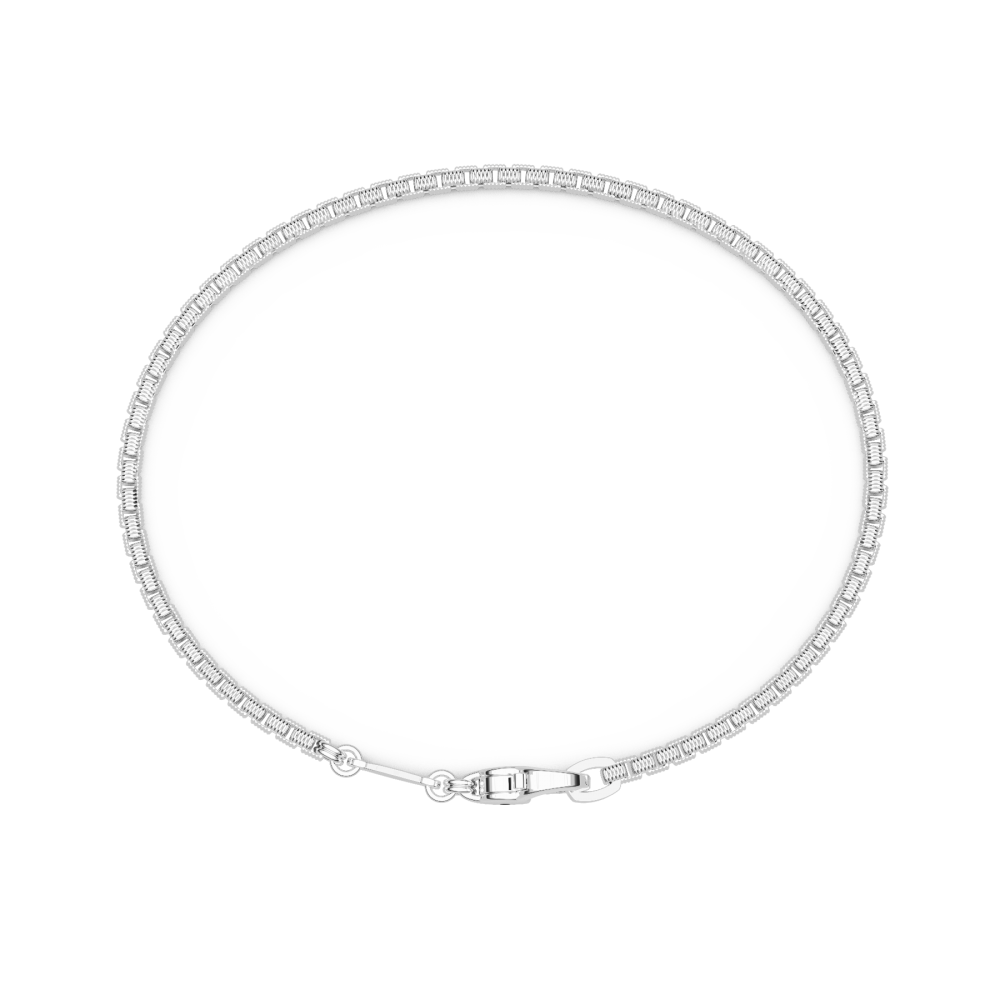 Bracciale Zancan in Argento con maglia zigrinata – Insignia 925 – ESB255