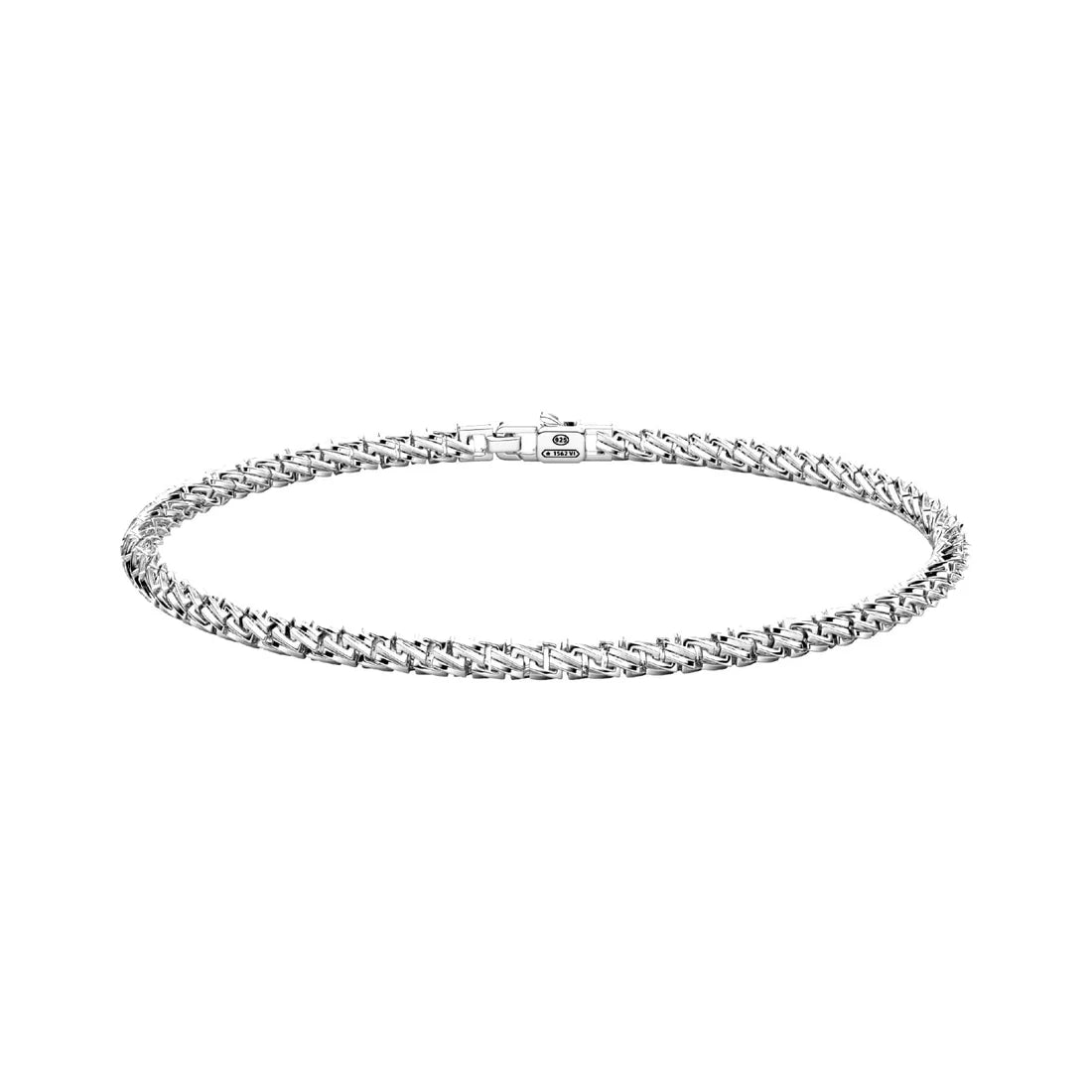 Bracciale Zancan in argento a catena con maglia arrotondata - ESB422