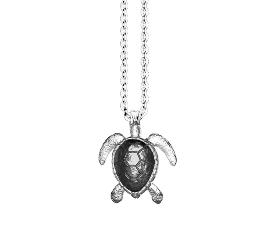 Zancan Men's Necklace 925 Silver Turtle Pendant - ESC132