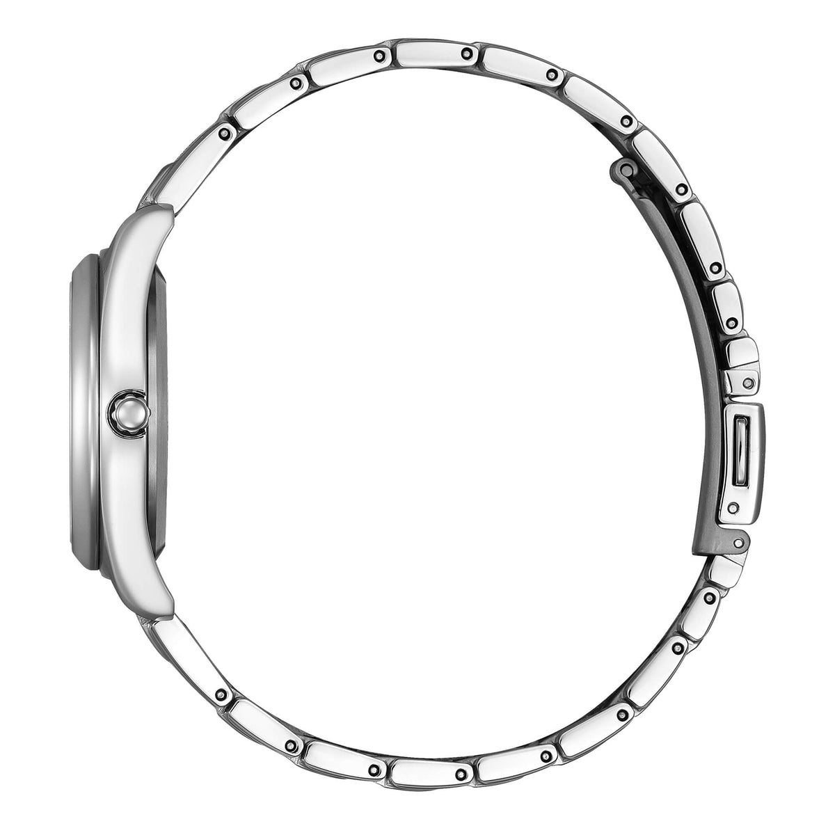 Orologio Citizen Lady Super Titanio, Eco-Drive quadrante blu e 4 diamanti, 29mm - EW2601-81L
