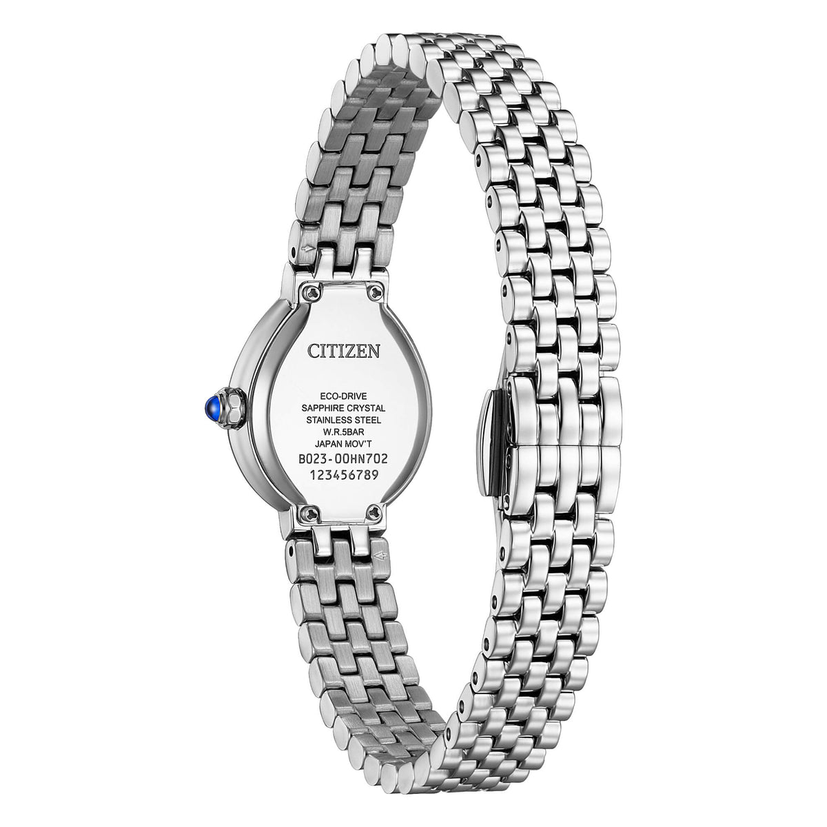 Orologio Citizen Lady Rainell Mini, Eco-Drive quadrante bianco, 20mm - EX1550-54A