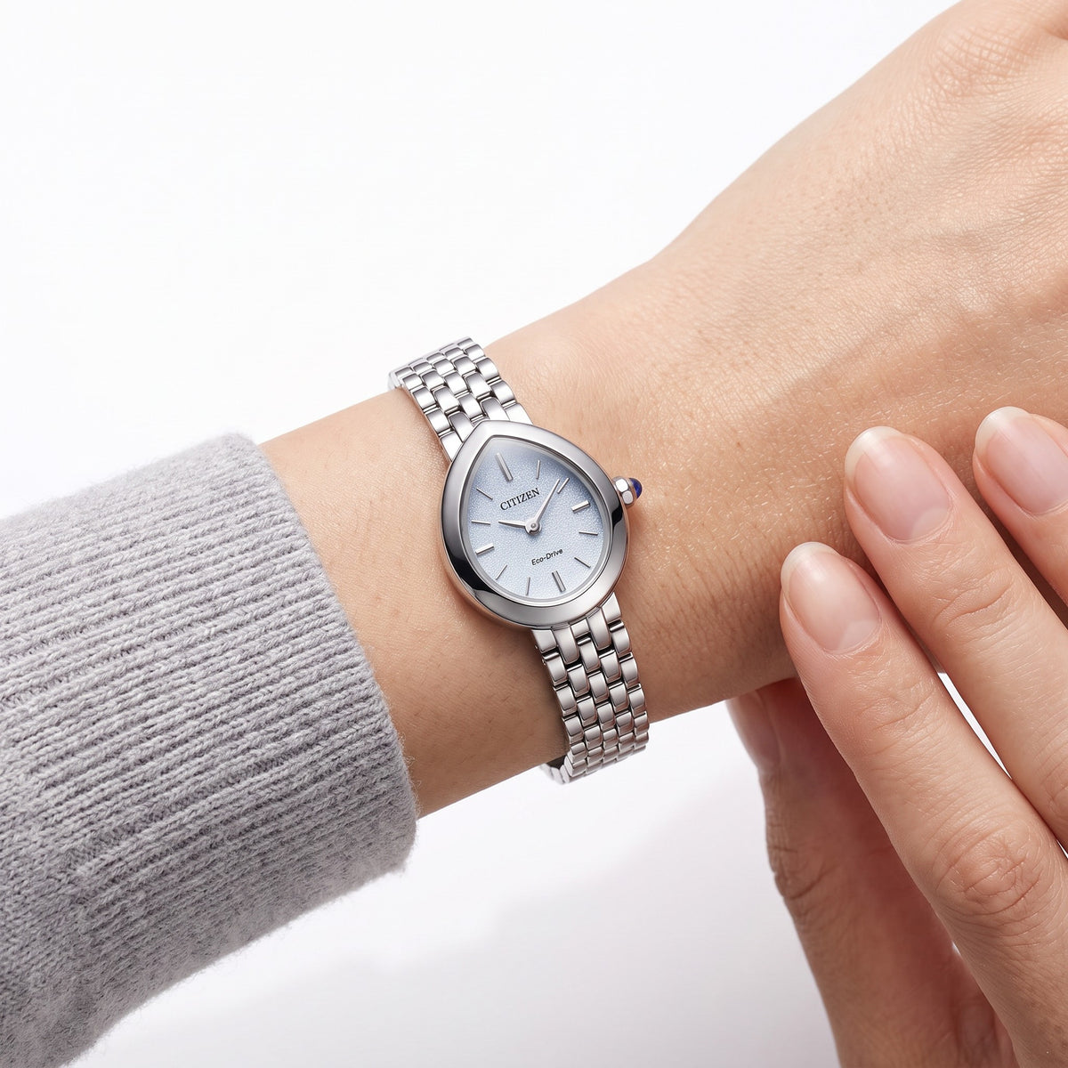 Orologio Citizen Lady Rainell Mini, Eco-Drive quadrante bianco, 20mm - EX1550-54A