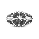 ZANCAN MEN'S RING IN SILVER COSMOPOLITAN COLLECTION - EXA175