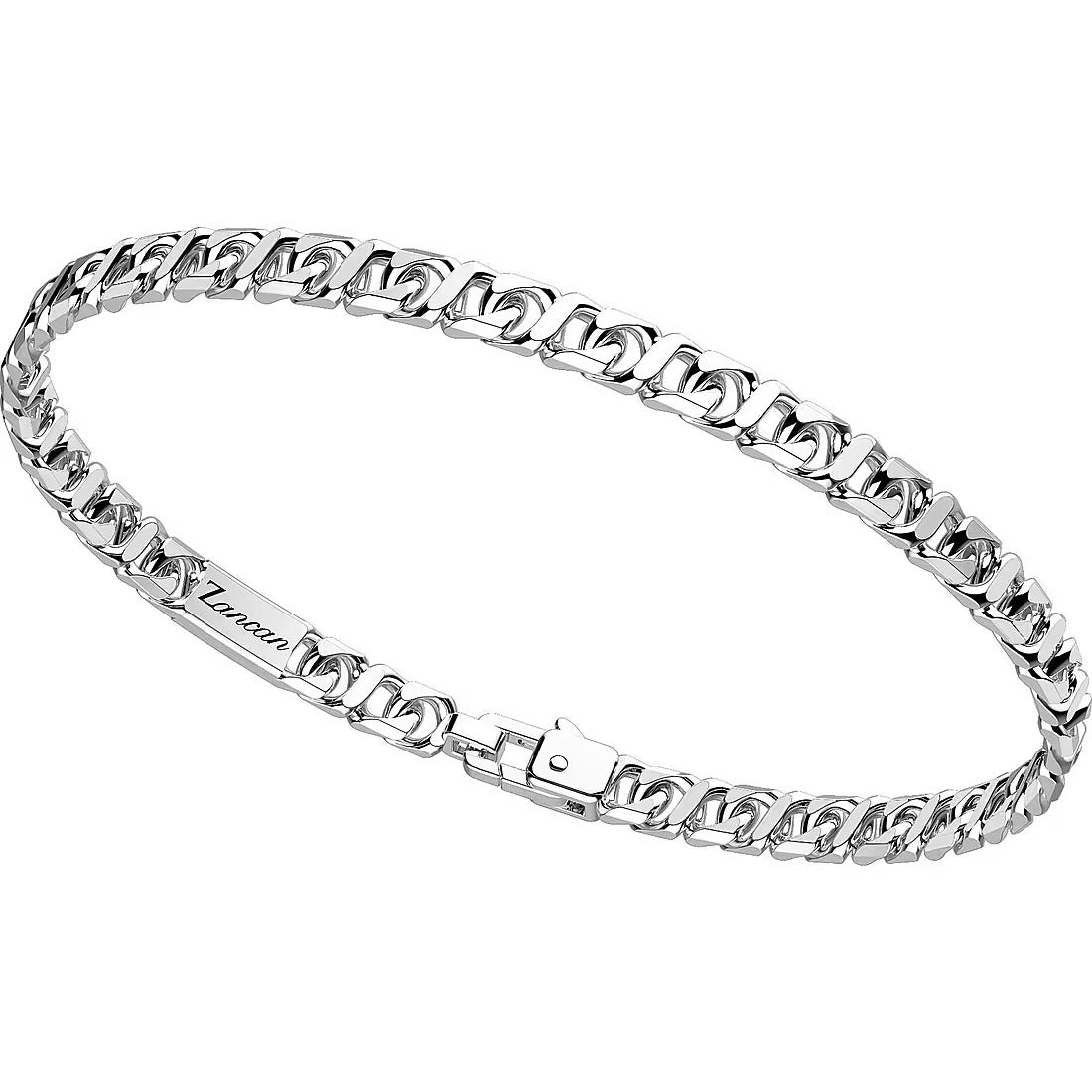 Bracciale Argento da uomo a grumette collezione Alpha - EXB888