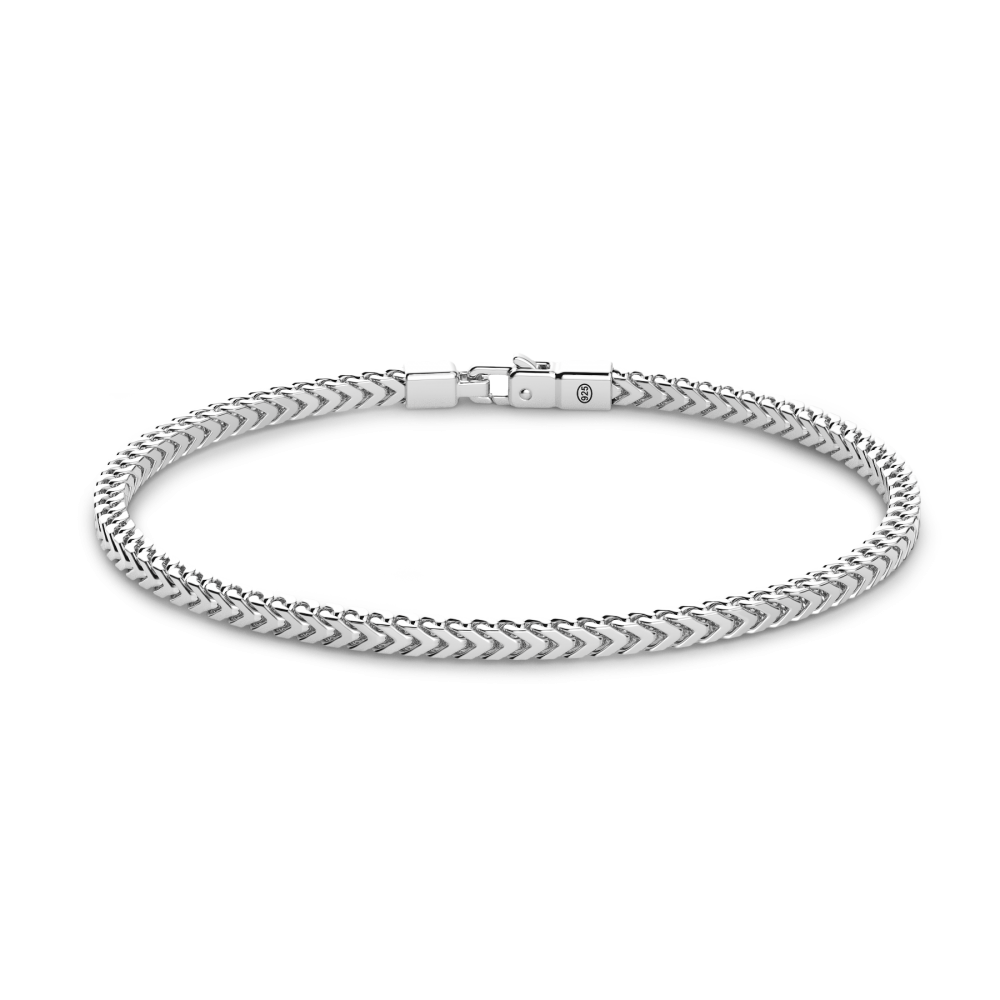 Bracciale Zancan maglia snake in argento, COLLEZIONE ETERNITY 925 – EXB897