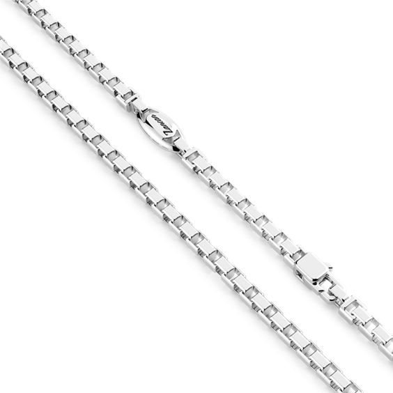 Collana Zancan in argento a catena con maglia veneziana - EXC497-L