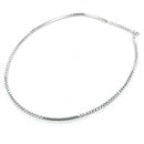 Collana Zancan in argento a catena con maglia veneziana - EXC497-L