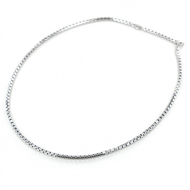 Collana Zancan in argento a catena con maglia veneziana - EXC497-L