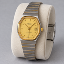 Orologio Zenith Espada Vintage da donna — Acciaio con ghiera placcata oro 23 mm — Quarzo — NOS - 19.2160.106