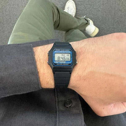orologio digitale CASIO TIMELESS COLLECTION, unisex, 35MM - F-105W-1AWYEF