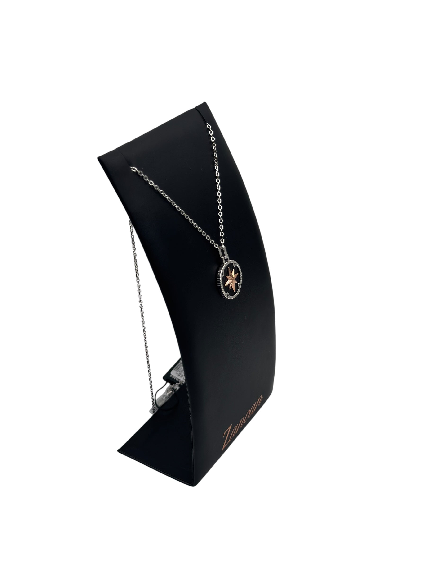 Collana Zancan da uomo IN ARGENTO Rosa dei Venti - ESC227