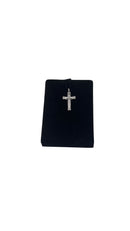 Ciondolo Zancan Croce in oro bianco 18kt e diamanti, 0.14ct - EPE082B