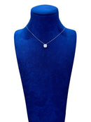 Diana - Collana punto luce in oro bianco 18kt e mosaico di diamanti - CL MAGIC 04-1