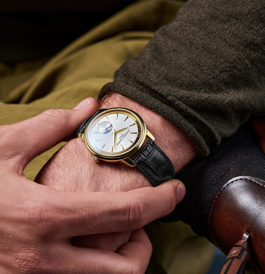 Orologio Frederique Constant Classics Moneta Moonphase, quarzo, 37mm - FC-206S3S5