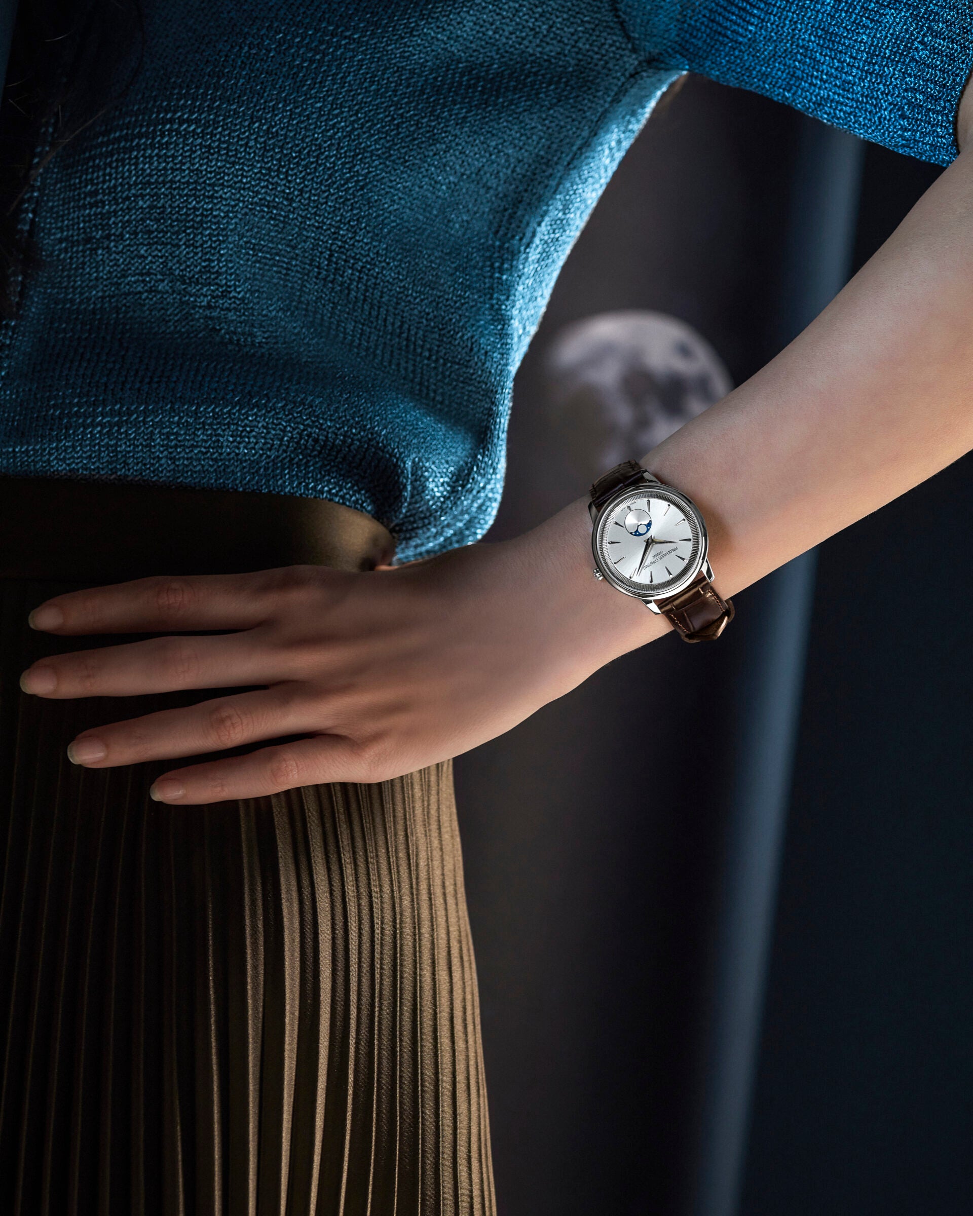 Classics Moneta Moonphase, 37mm - FC-206S3S6