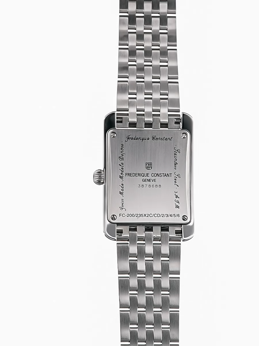 Orologio Frederique Constant Carree Small Seconds, movimento quarzo, 36mm - FC-235S2C6B