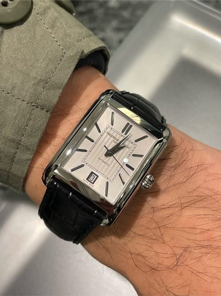 Orologio Frederique Constant, Classics Carree Automatic, quadrante silver, 30mm - FC-303S4C26