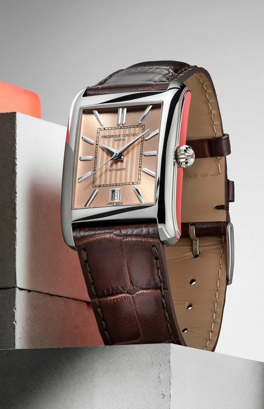 Orologio Frederique Constant Classics
Carree Automatic, quadrante brown, 42mm - FC-303SAL4C6
