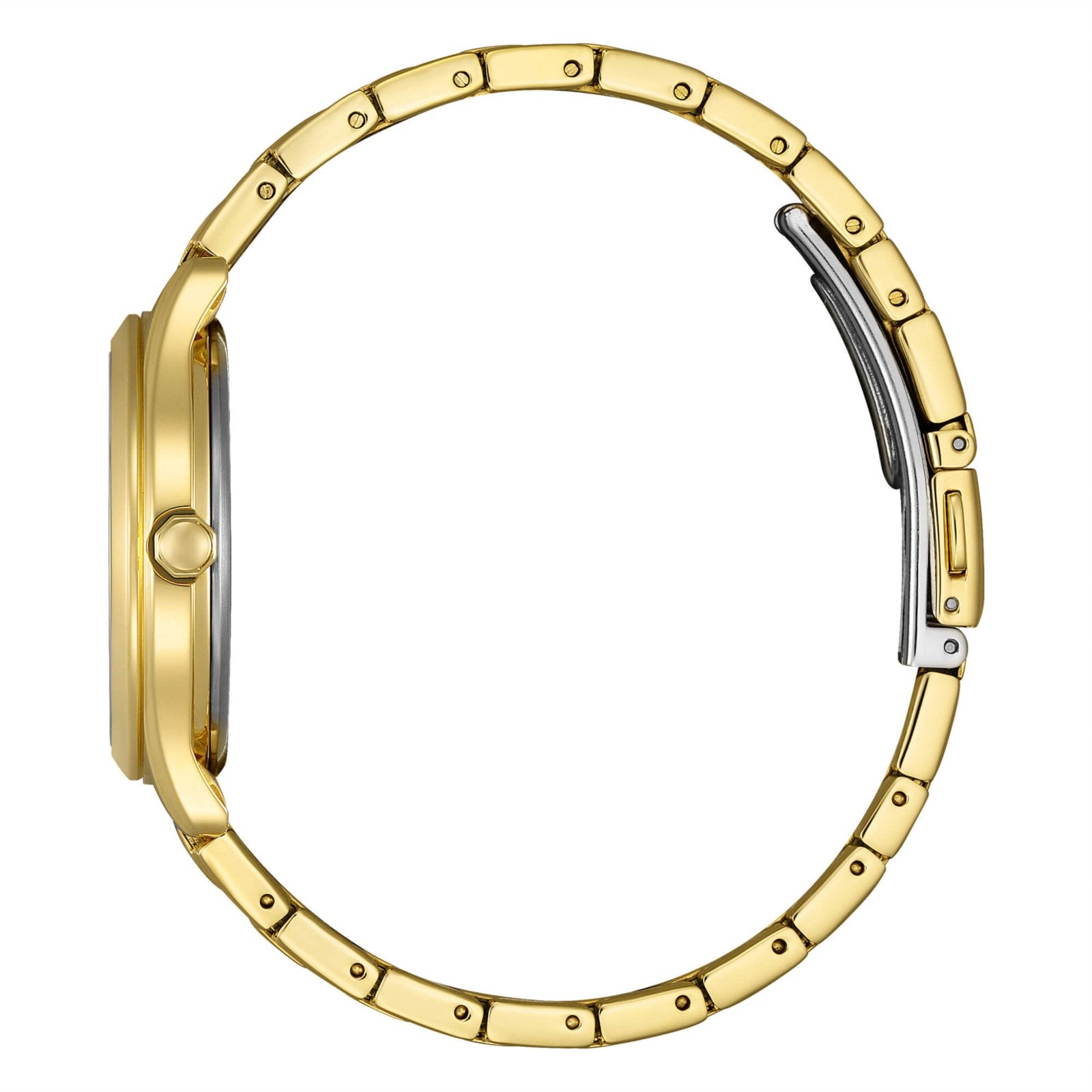 Orologio Citizen Lady Sport, bracciale color oro giallo e quadrante bianco, eco-drive, 34mm - FE6122-64A