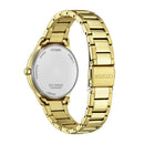 Orologio Citizen Lady Sport, bracciale color oro giallo e quadrante verde, eco-drive, 34mm - FE6122-64X