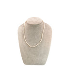 Mazza - Collana con perle fresh water, diametro 3.5-4, e chiusura in oro bianco 18kt - CL FRESH WATER 3.5-4