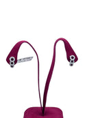 Diana - Orecchini trilogy in oro bianco 18kt, rubini e giro di diamanti - OR D. 36 RU