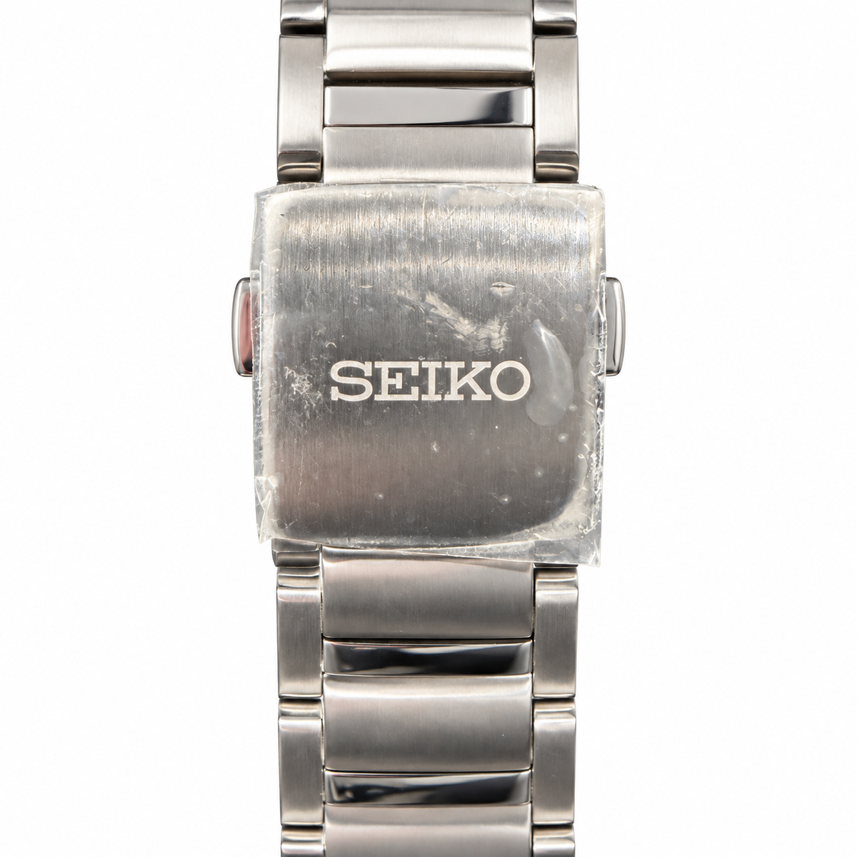 Orologio Seiko Sportura Double Retrograde Chronograph — Acciaio e IP nero 42 mm — Quarzo 7T85 cronografo 1/5 di secondo — NOS - SPC039P1