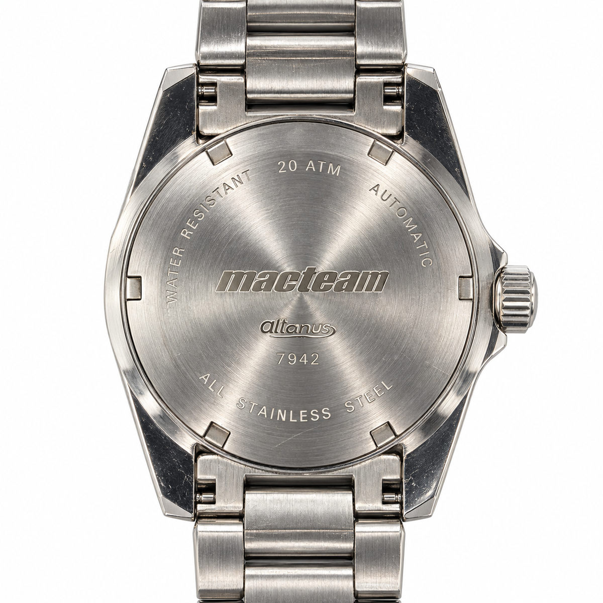 Orologio Macteam by Altanus, Subacqueo —42 mm — Automatico con datario, impermeabile 200 m — NOS con corredo originale - 7942