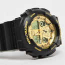 OROLOGIO G-SHOCK CLASSIC SERIE GA-100, analogico digitale, 51mm - GA-100GGB-1A9ER