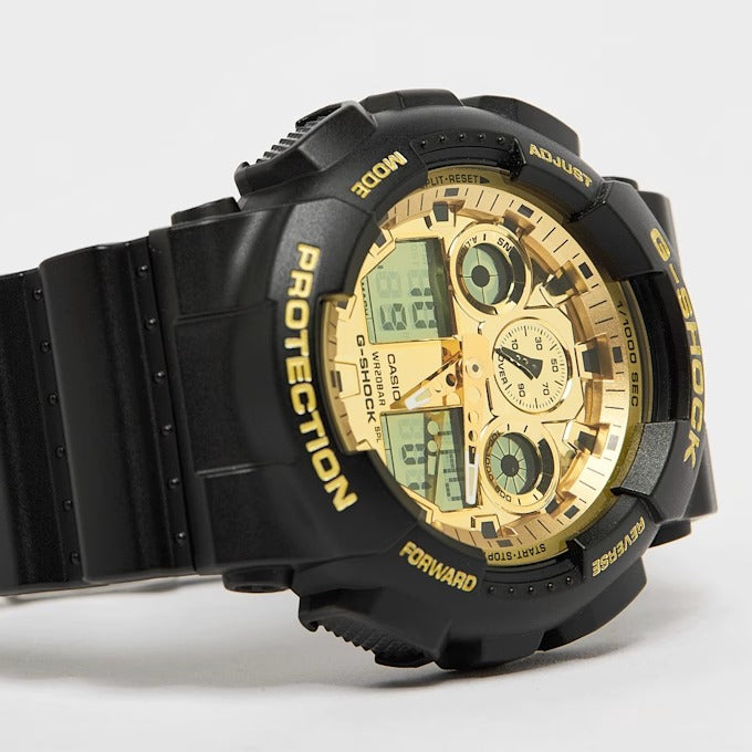 OROLOGIO G-SHOCK CLASSIC SERIE GA-100, analogico digitale, 51mm - GA-100GGB-1A9ER