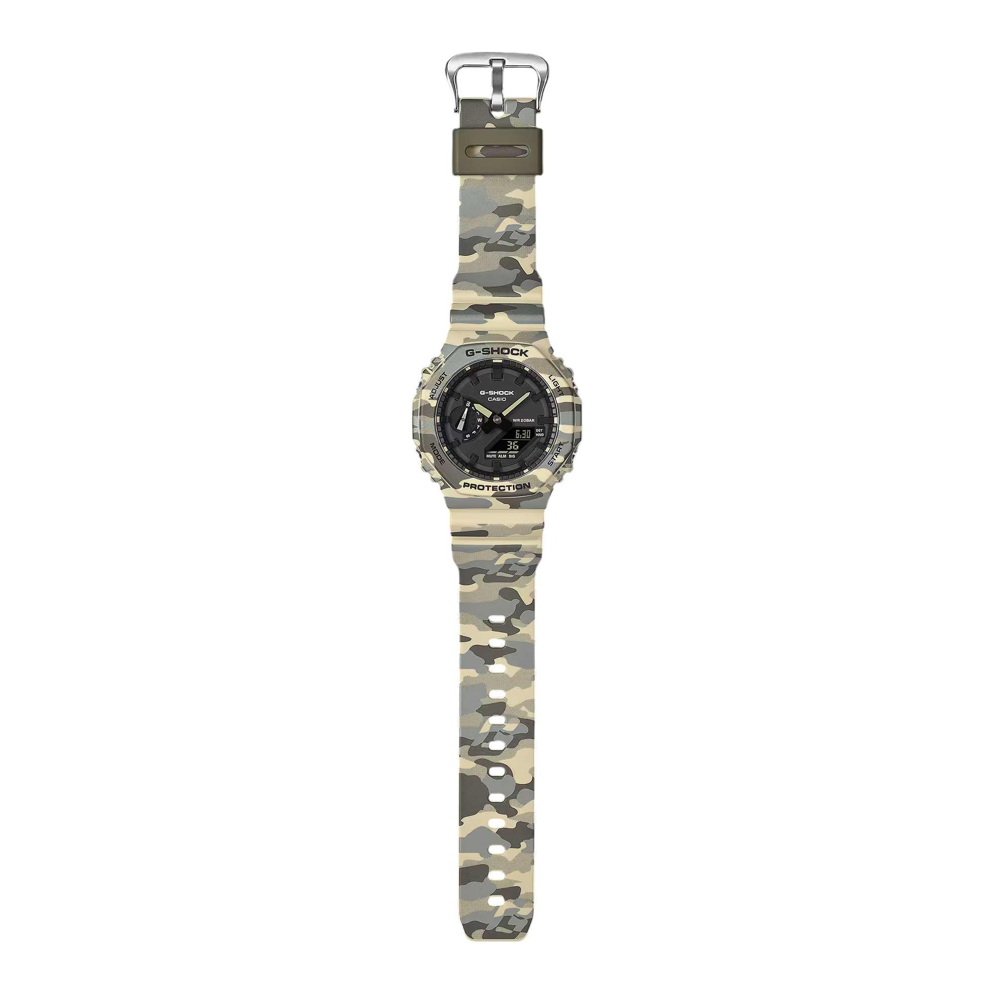 Orologio G-Shock Classic camouflage, 45mm - GA-2100CM-5AER
