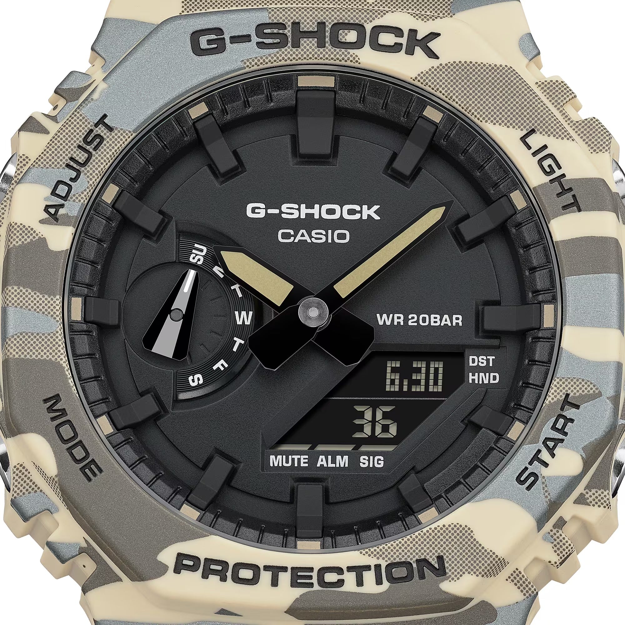 Orologio G-Shock Classic camouflage, 45mm - GA-2100CM-5AER