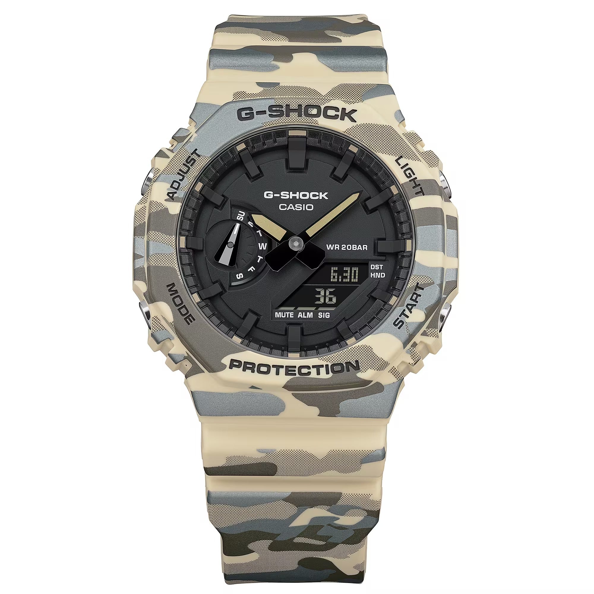 Orologio G-Shock Classic camouflage, 45mm - GA-2100CM-5AER
