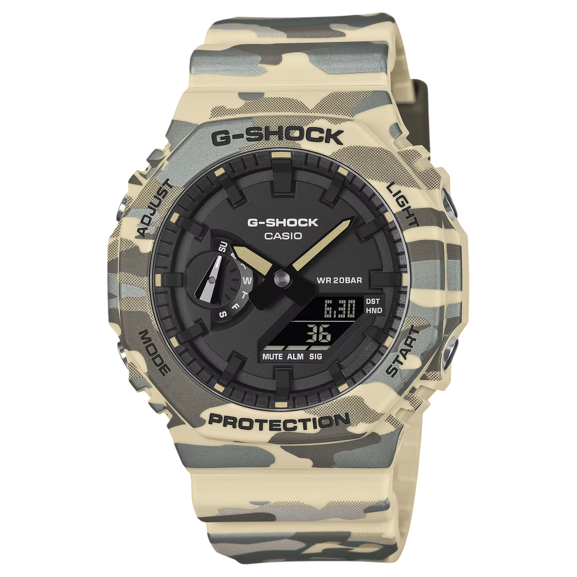Orologio G-Shock Classic camouflage, 45mm - GA-2100CM-5AER