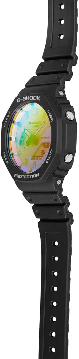 G-Shock-UHR, GA-2100-Serie, mehrfarbige limitierte Auflage, 45 mm – GA-2100SR-1AER
