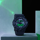 Orologio Casio G-Shock CLASSIC, quadrante nero e verde elettrico, 53MM - GA-700BEG-1AER
