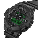 Orologio Casio G-Shock CLASSIC, quadrante nero e verde elettrico, 53MM - GA-700BEG-1AER