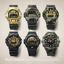 Orologio G-Shock classic, linea Bold Camo, mimetico e oro, 53mm - GA-700CF-1AER