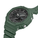 G-Shock-Uhr, ANALOG-DIGITAL-MODELL, Farbe Militärgrün, 45 MM – GA-B2100-3AER
