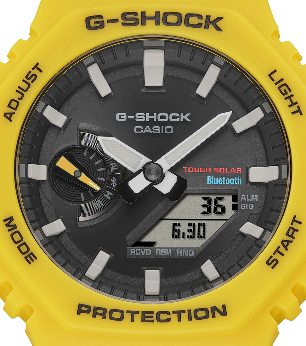 MODÈLE ANALOGIQUE-NUMÉRIQUE G-Shock
 Série 2100-GA-B2100C-9AER