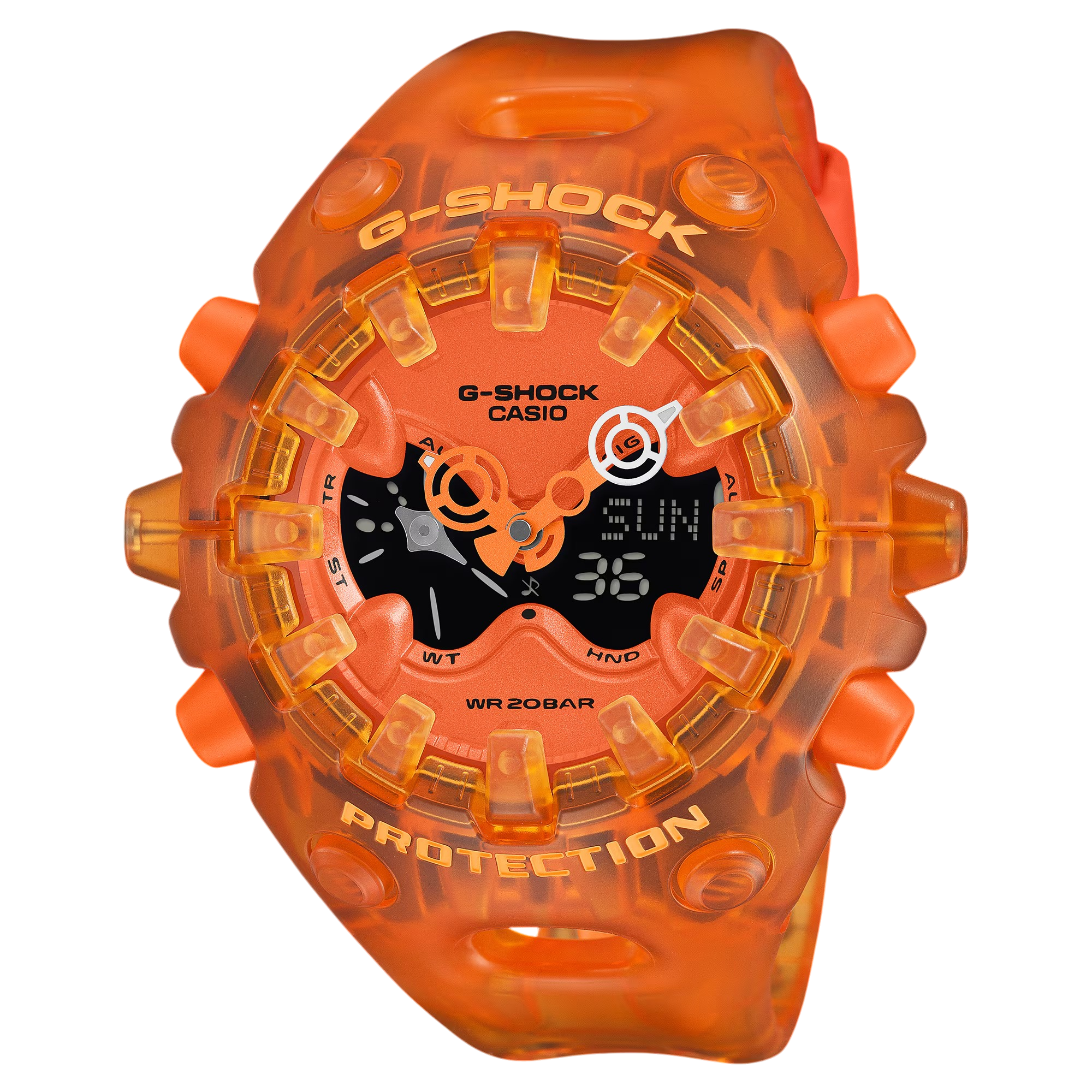 Orologio G-SHOCK Lmited Edition, Serie GA-V01, colore arancione, 58mm - GA-V01SKE-4AER