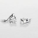 Girocollo punto luce Giorgio Visconti in oro bianco 18kt e diamante centrale, 0.14ct - GB37500H