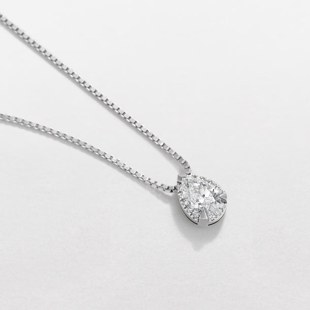 GIROCOLLO giorgio visconti punte luce IN ORO BIANCO E DIAMANTI, 0.26ct - GB39451D