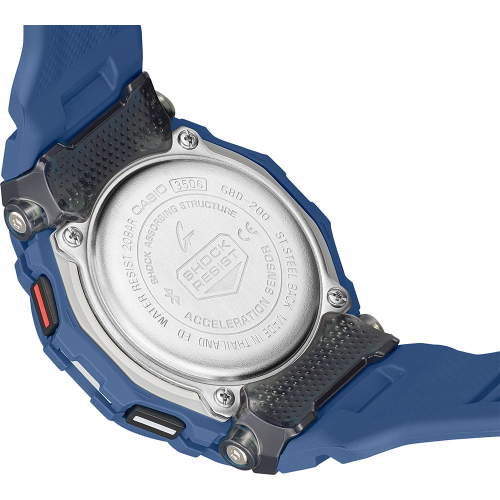 G-Shock collezione G-SQUAD, Bluetooth function, Unisex, 45MM - GBD-200-2ER