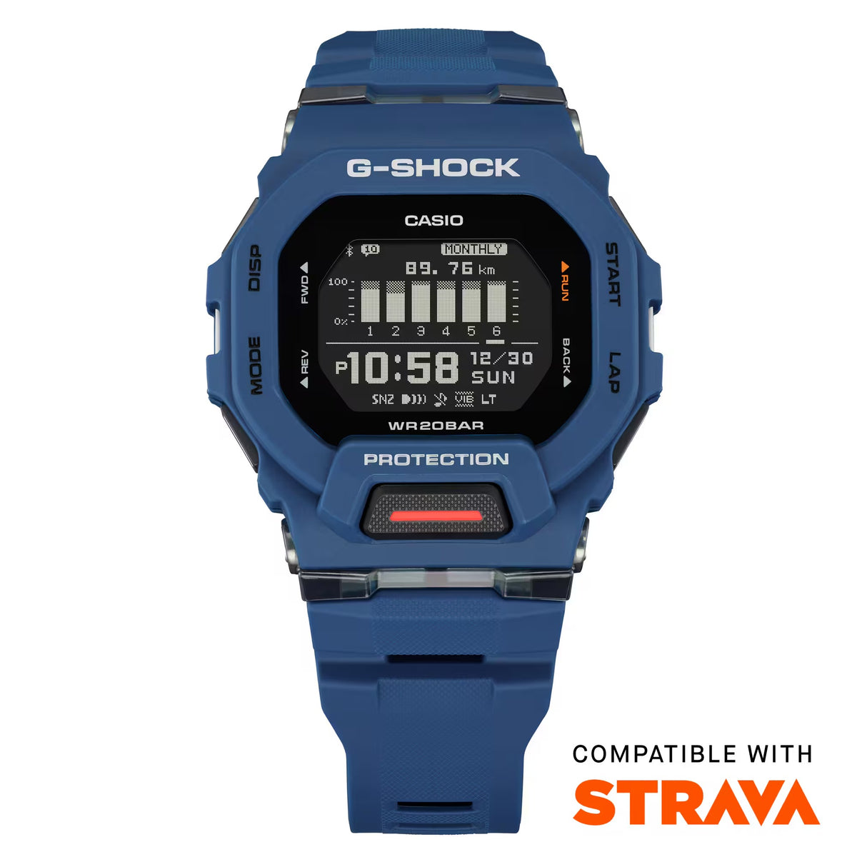 G-Shock G-SQUAD collection, Bluetooth function, Unisex, 45MM - GBD-200-2ER