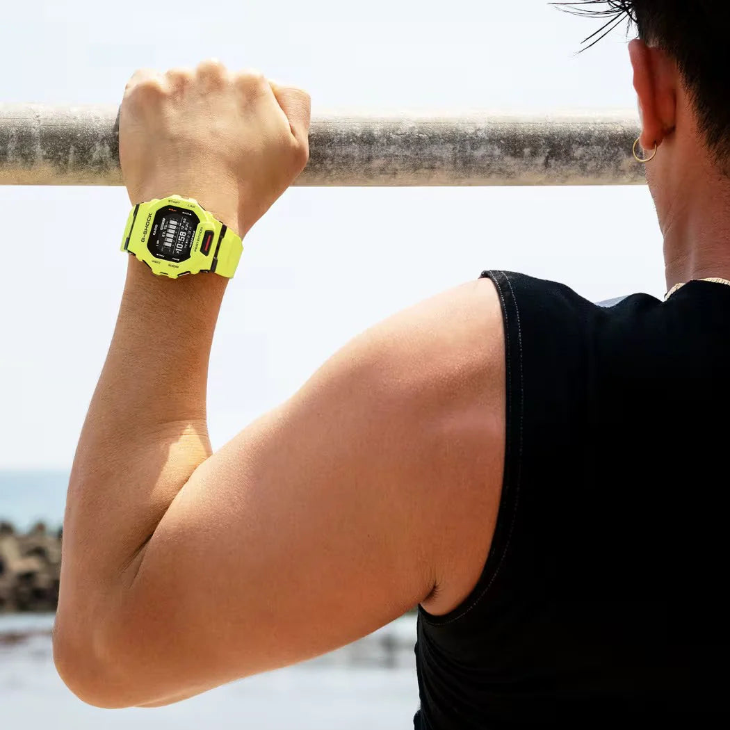 OROLOGIO G-Shock collezione G-SQUAD, Bluetooth function, giallo lime, 46mm - GBD-200-9ER
