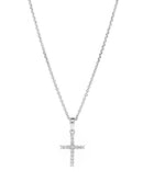 NECKLACE IN WHITE GOLD AND DIAMONDS, 0.10ct - GBX36683