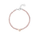 BRACCIALE ROBERTO GIANNOTTI di Perle Rosa con Cuore - GIA478